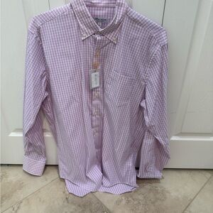 Peter Millar Light Pink Checkered Shirt